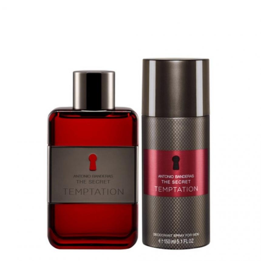 P. ANTONIO BANDERAS TEMPTATION 100ML  + DESODORANTE 150ML